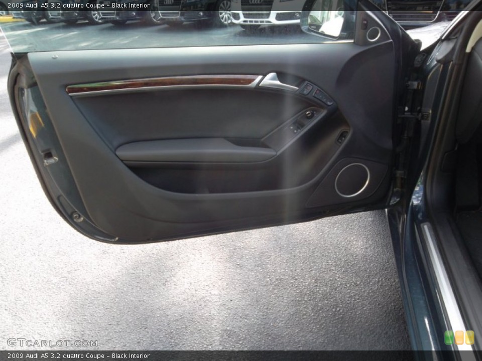 Black Interior Door Panel for the 2009 Audi A5 3.2 quattro Coupe #55031289