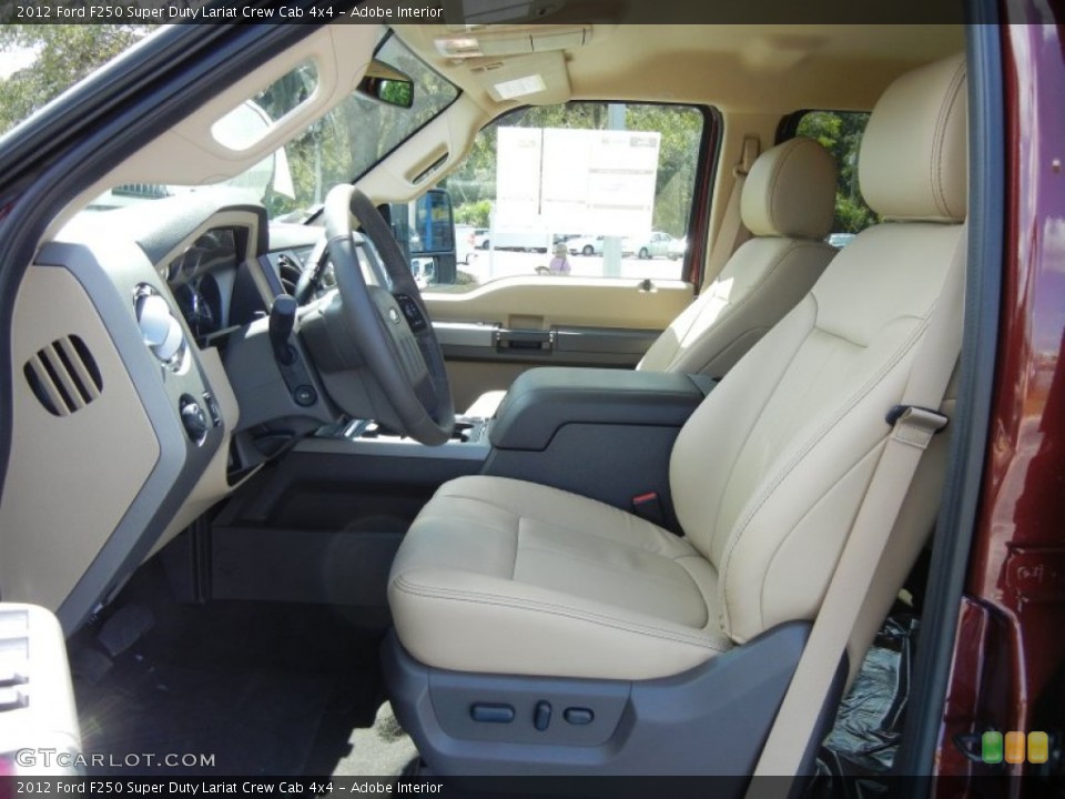 Adobe Interior Photo for the 2012 Ford F250 Super Duty Lariat Crew Cab 4x4 #55032858