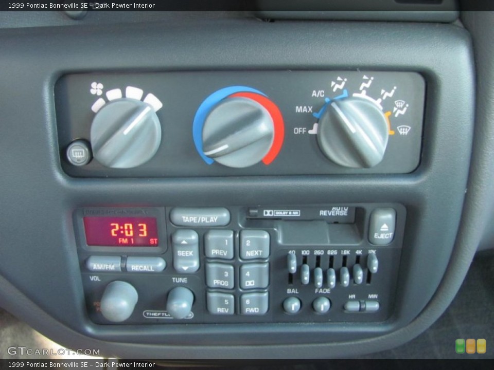 Dark Pewter Interior Audio System for the 1999 Pontiac Bonneville SE #55035384
