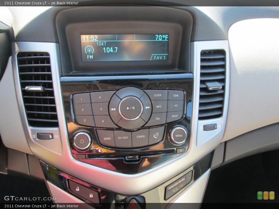 Jet Black Interior Controls for the 2011 Chevrolet Cruze LT #55036329