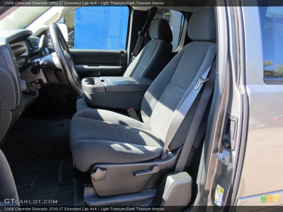 Light Titanium/Dark Titanium Interior Photo for the 2008 Chevrolet Silverado 1500 LT Extended Cab 4x4 #55036584
