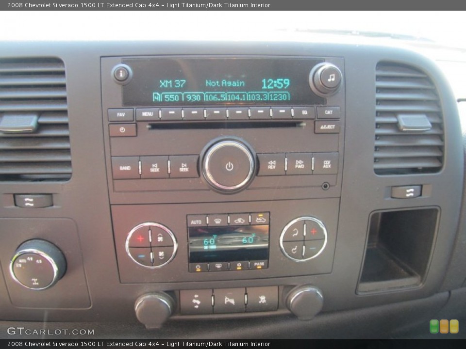 Light Titanium/Dark Titanium Interior Audio System for the 2008 Chevrolet Silverado 1500 LT Extended Cab 4x4 #55036611