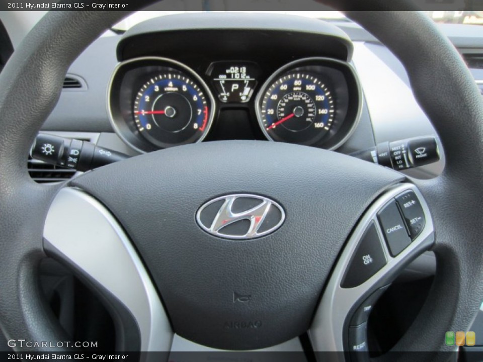 Gray Interior Gauges for the 2011 Hyundai Elantra GLS #55036827
