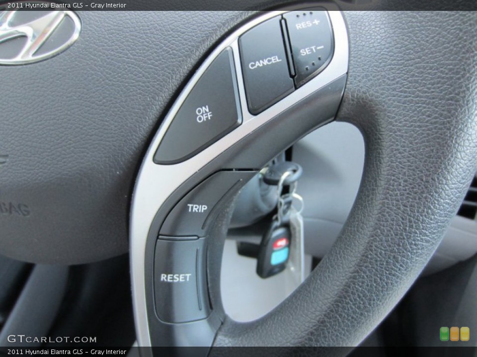 Gray Interior Controls for the 2011 Hyundai Elantra GLS #55036836