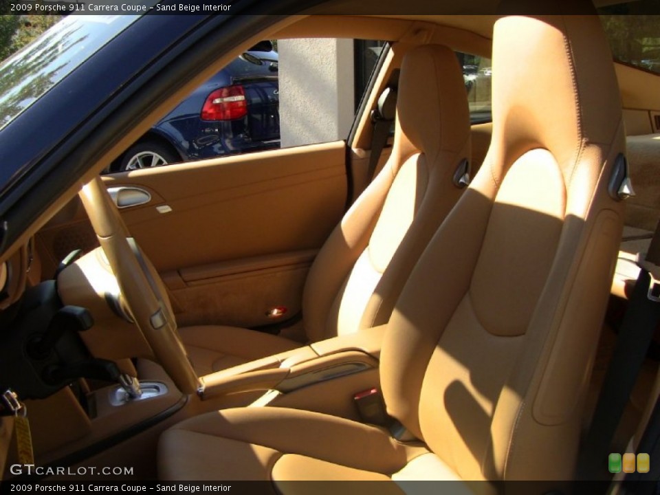 Sand Beige Interior Photo for the 2009 Porsche 911 Carrera Coupe #55040915