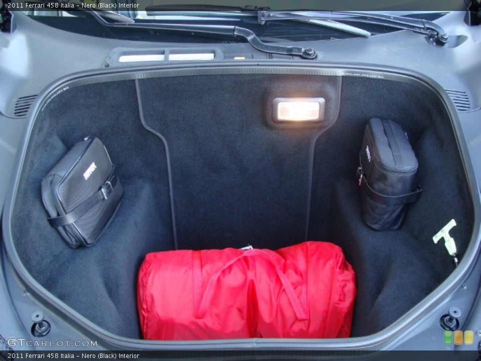 Nero (Black) Interior Trunk for the 2011 Ferrari 458 Italia #55044097