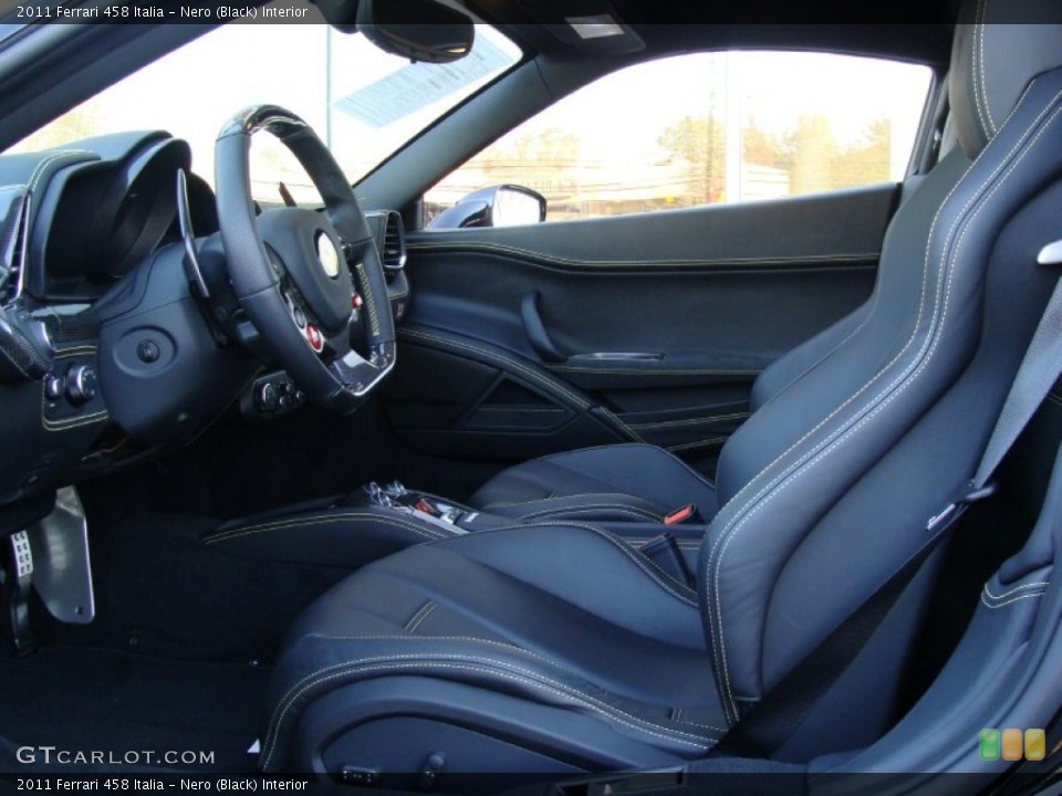 Nero (Black) Interior Photo for the 2011 Ferrari 458 Italia #55044146