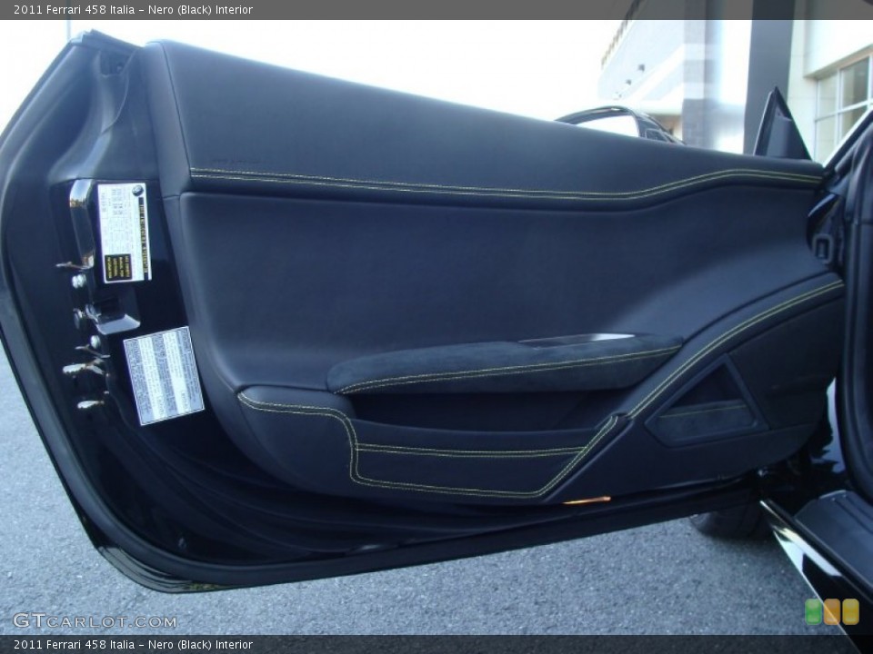 Nero (Black) Interior Door Panel for the 2011 Ferrari 458 Italia #55044166