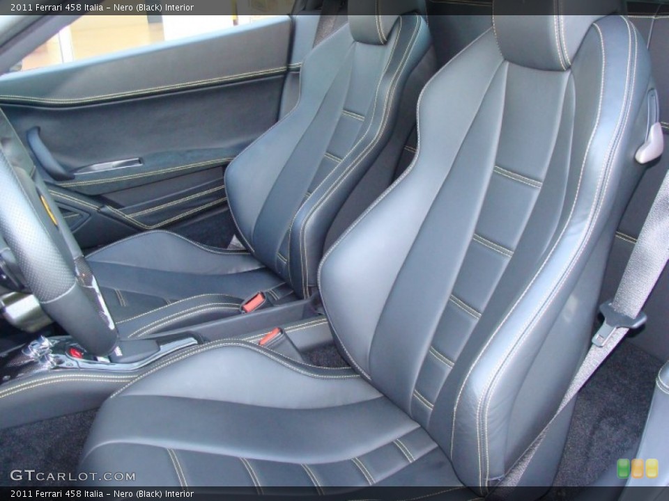 Nero (Black) Interior Photo for the 2011 Ferrari 458 Italia #55044186