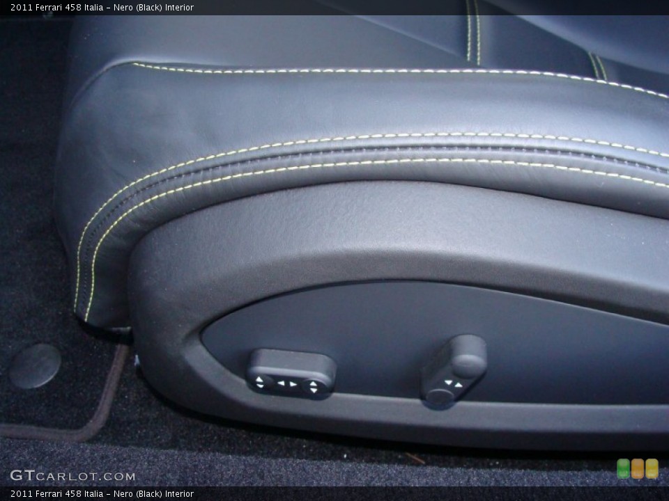 Nero (Black) Interior Controls for the 2011 Ferrari 458 Italia #55044201