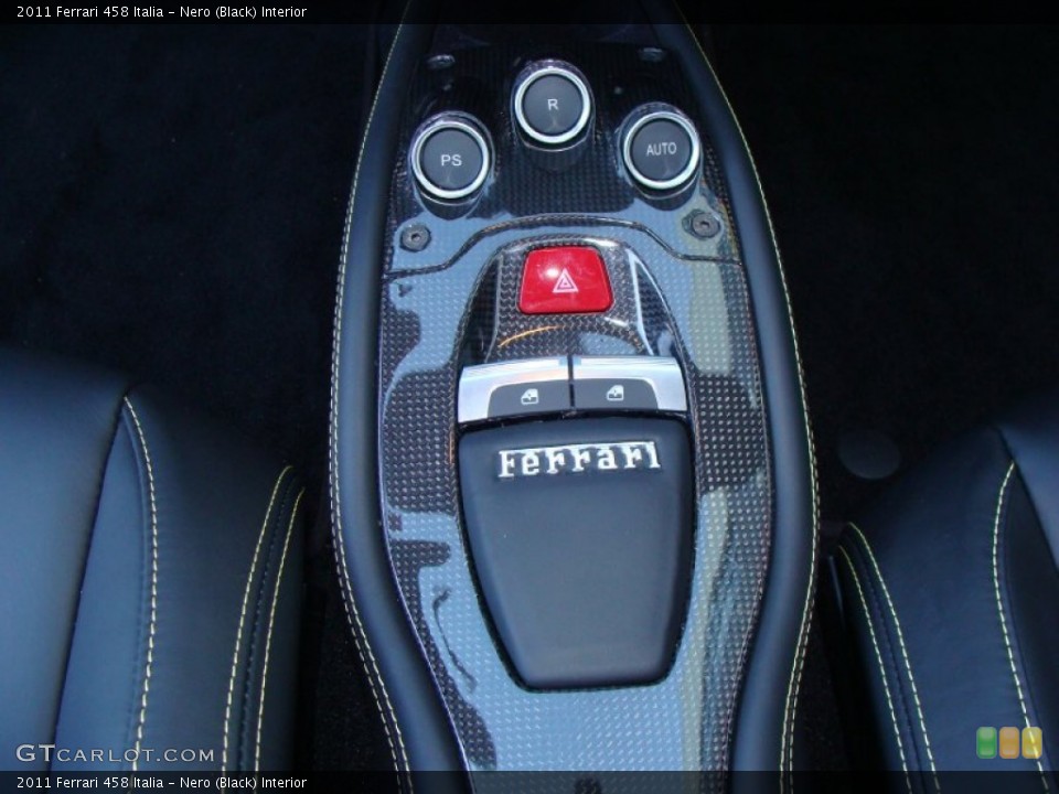 Nero (Black) Interior Controls for the 2011 Ferrari 458 Italia #55044228