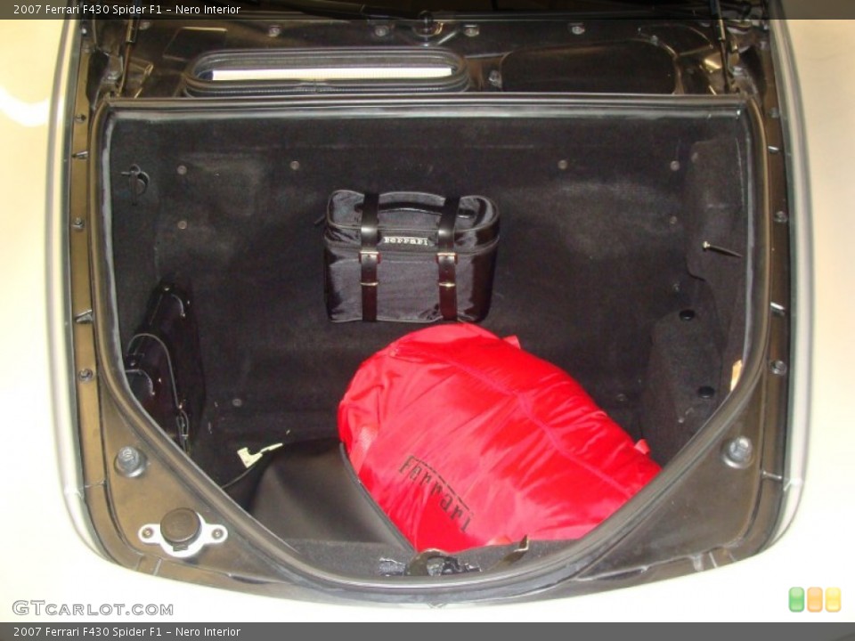 Nero Interior Trunk for the 2007 Ferrari F430 Spider F1 #55044456