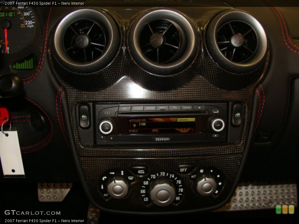 Nero Interior Controls for the 2007 Ferrari F430 Spider F1 #55044552