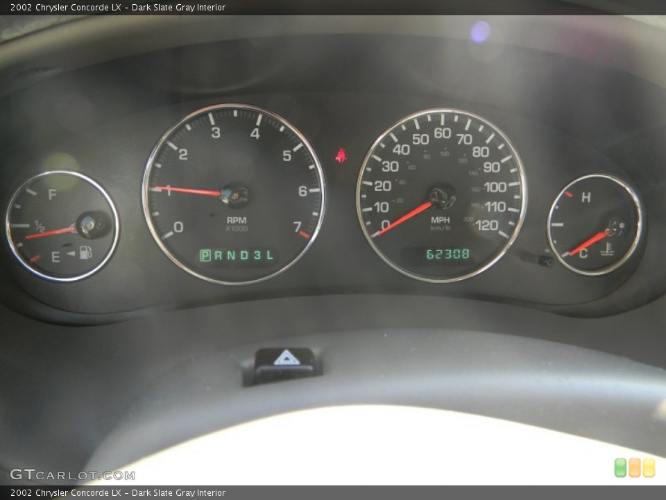 Dark Slate Gray Interior Gauges for the 2002 Chrysler Concorde LX #55044564
