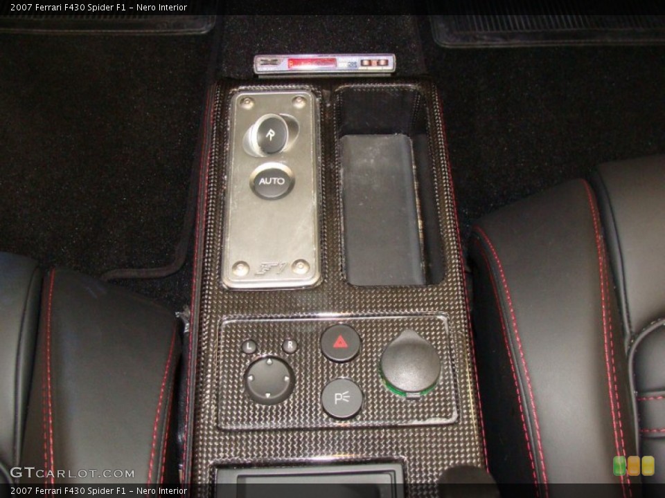 Nero Interior Controls for the 2007 Ferrari F430 Spider F1 #55044570