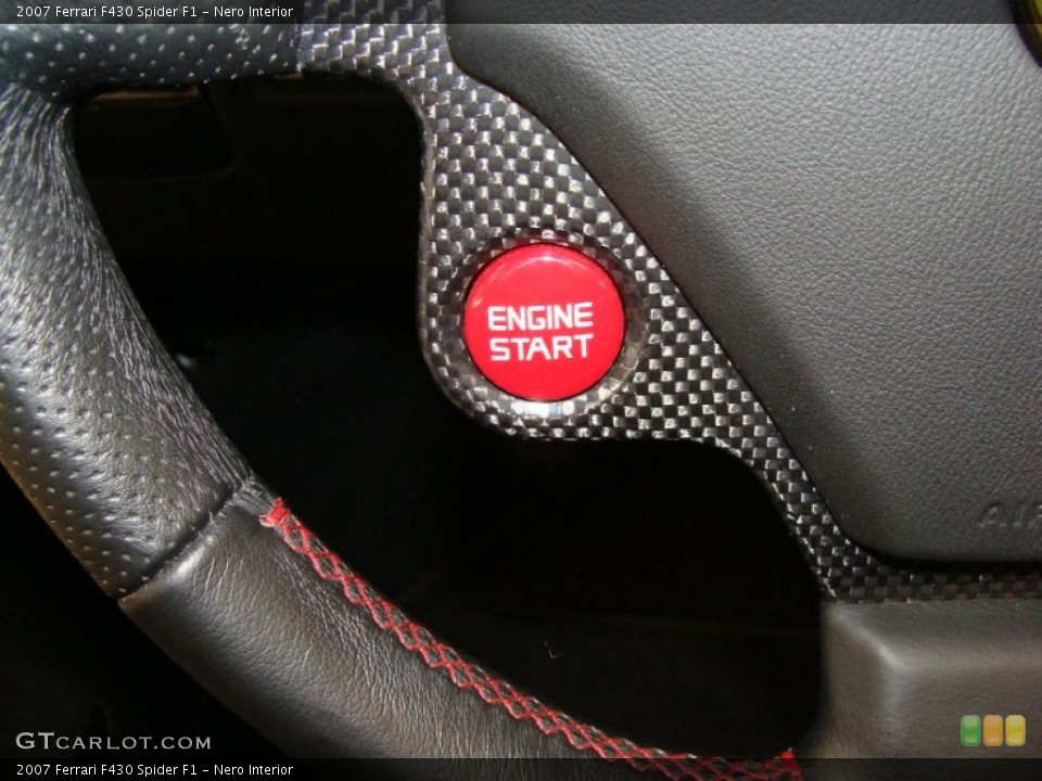 Nero Interior Controls for the 2007 Ferrari F430 Spider F1 #55044579