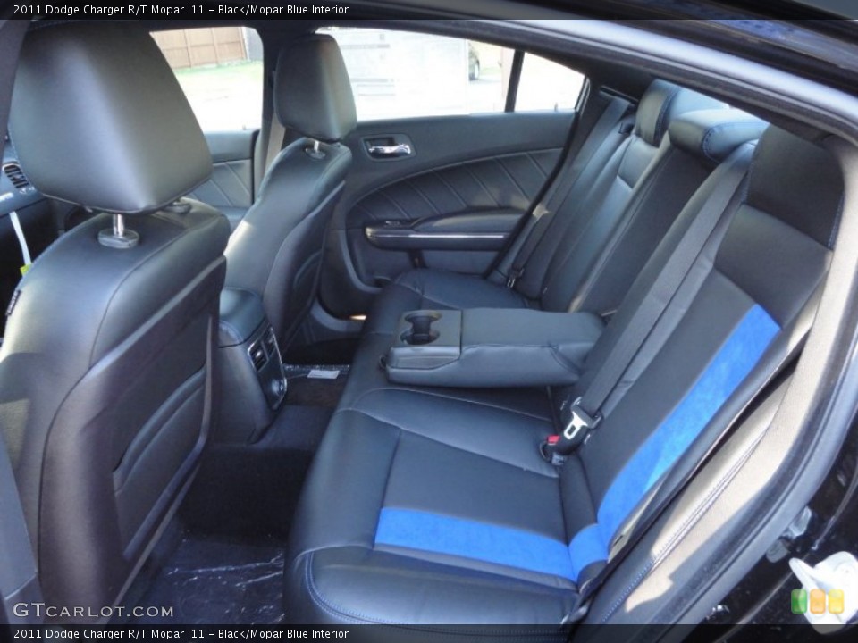 Black/Mopar Blue Interior Photo for the 2011 Dodge Charger R/T Mopar '11 #55046973