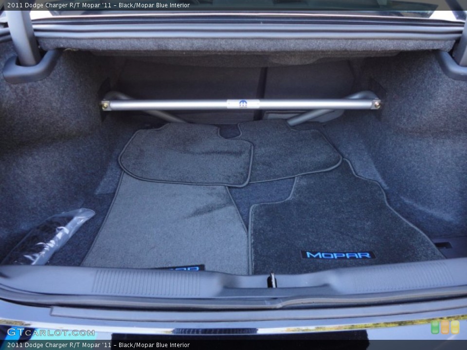 Black/Mopar Blue Interior Trunk for the 2011 Dodge Charger R/T Mopar '11 #55047027