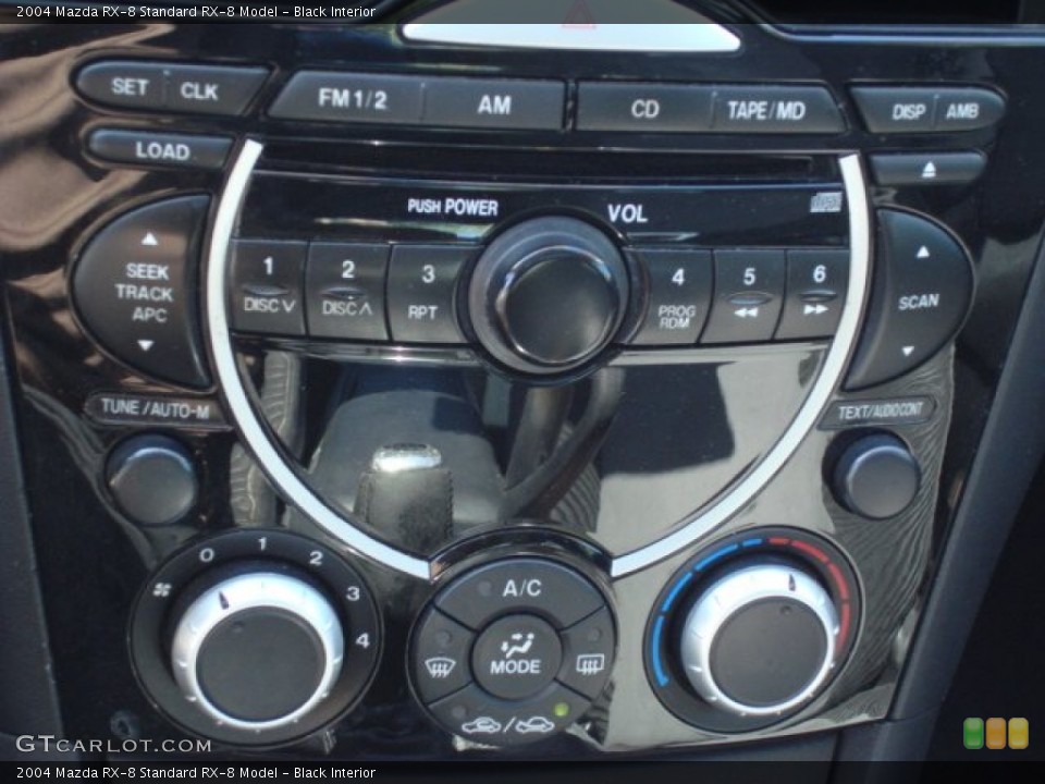 Black Interior Controls for the 2004 Mazda RX-8  #55047828