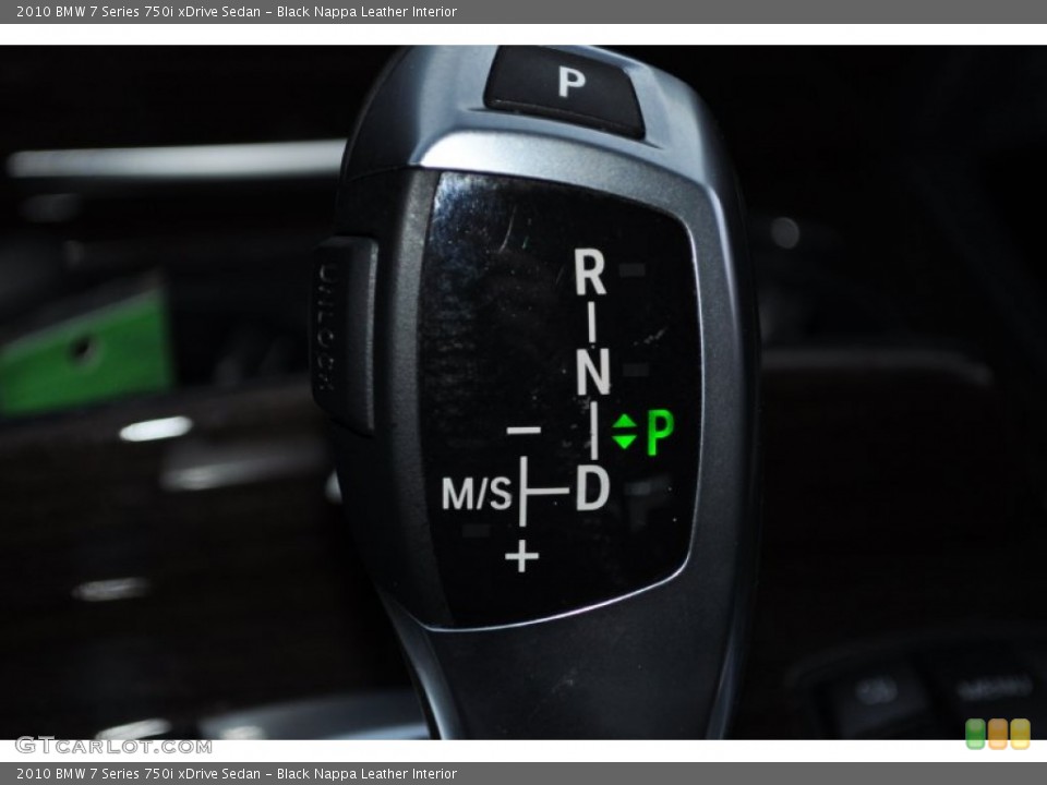 Black Nappa Leather Interior Transmission for the 2010 BMW 7 Series 750i xDrive Sedan #55048599