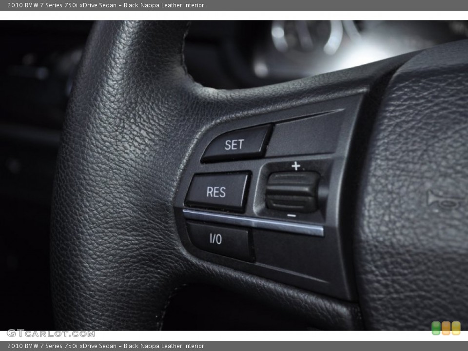 Black Nappa Leather Interior Controls for the 2010 BMW 7 Series 750i xDrive Sedan #55048641