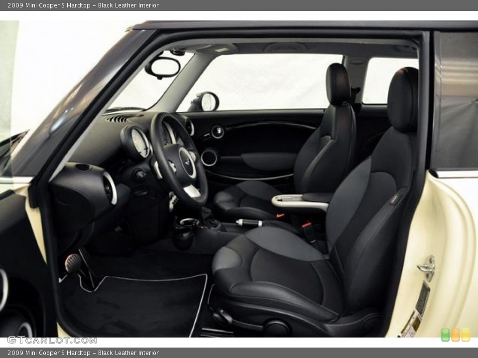 Black Leather Interior Photo for the 2009 Mini Cooper S Hardtop #55048968