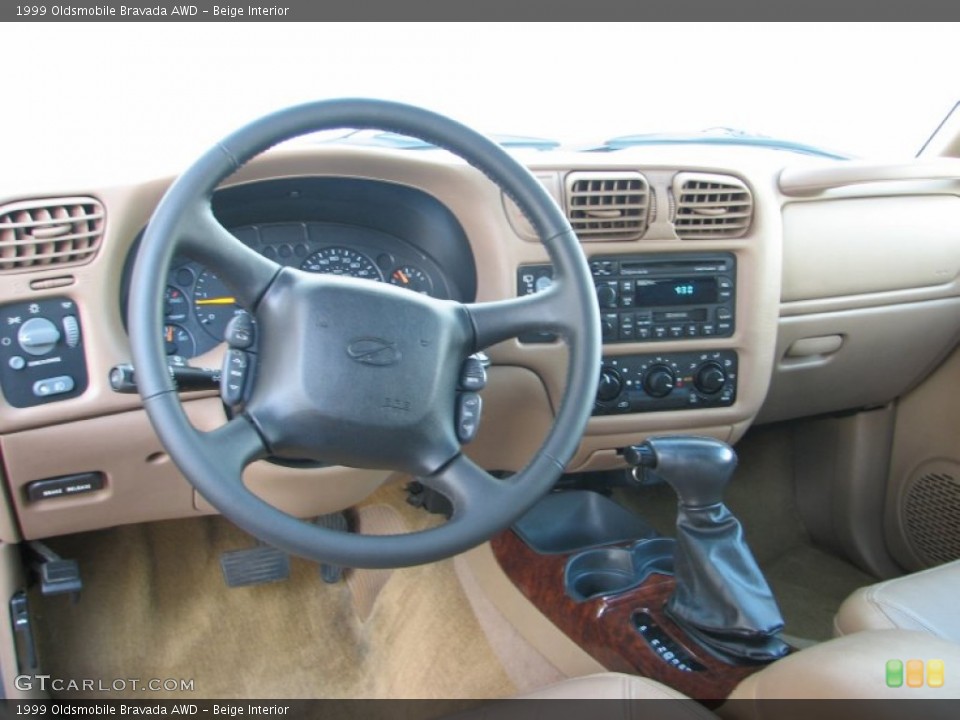 Beige Interior Dashboard for the 1999 Oldsmobile Bravada AWD #55049352
