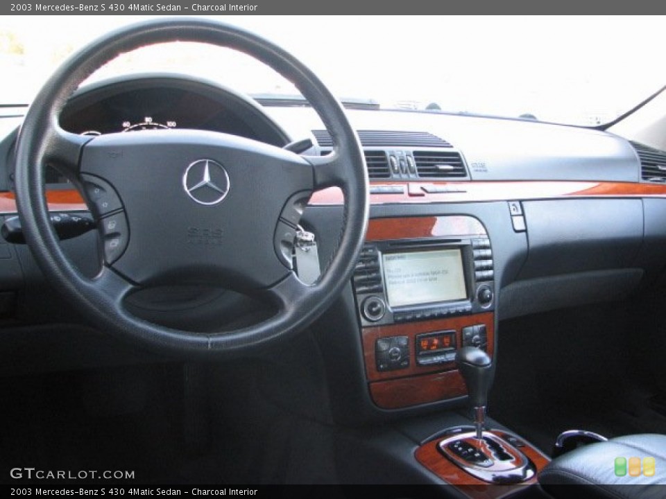 Charcoal Interior Dashboard for the 2003 Mercedes-Benz S 430 4Matic Sedan #55049428