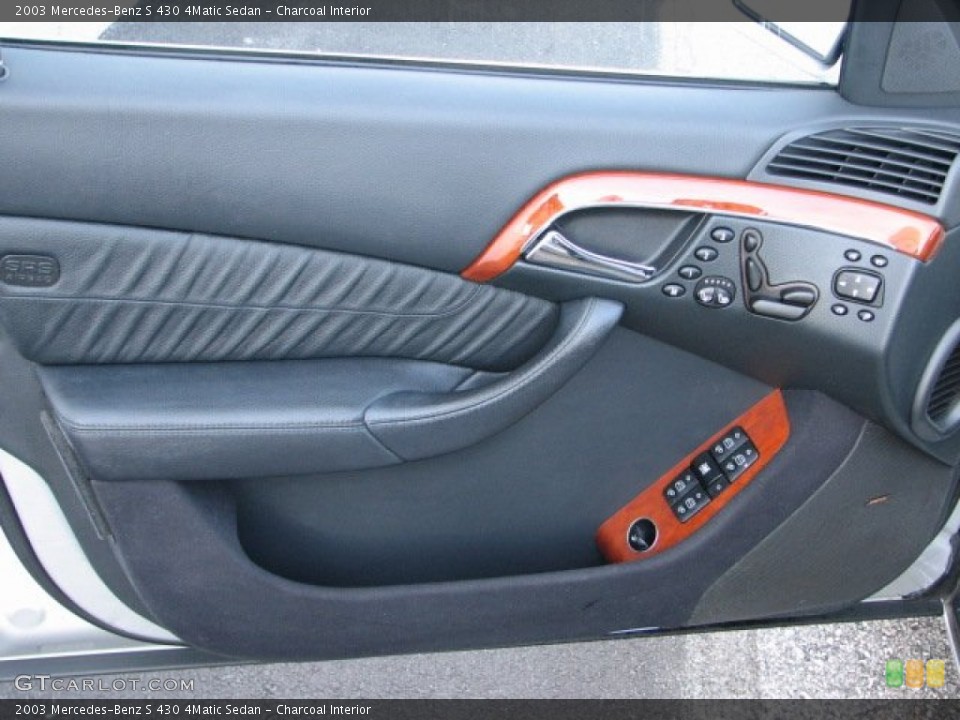 Charcoal Interior Door Panel for the 2003 Mercedes-Benz S 430 4Matic Sedan #55049438