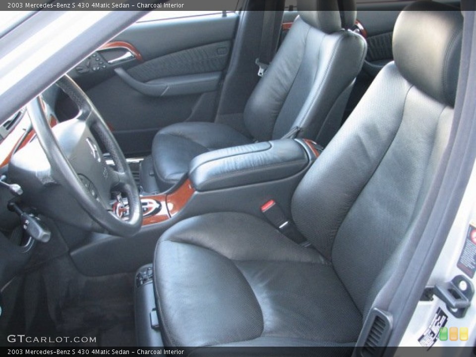 Charcoal Interior Photo for the 2003 Mercedes-Benz S 430 4Matic Sedan #55049445
