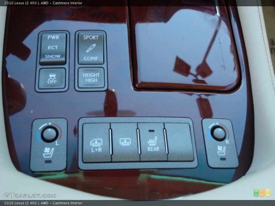 Cashmere Interior Controls for the 2010 Lexus LS 460 L AWD #55049676