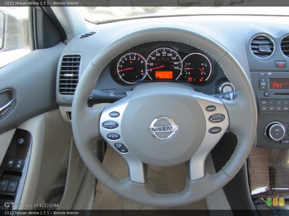 Blonde Interior Steering Wheel for the 2012 Nissan Altima 2.5 S #55052028