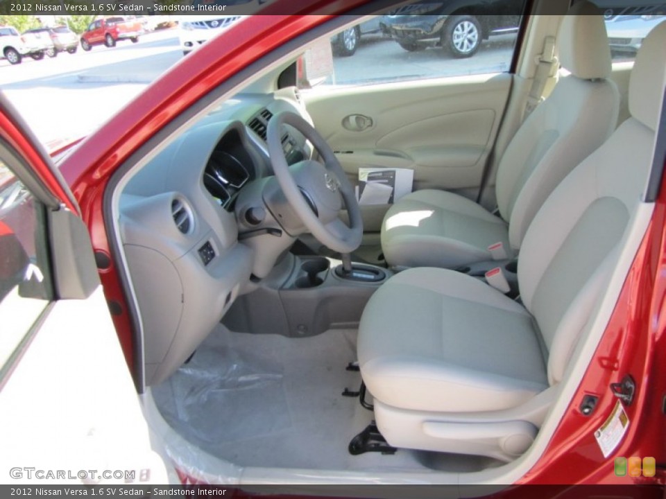 Sandstone 2012 Nissan Versa Interiors