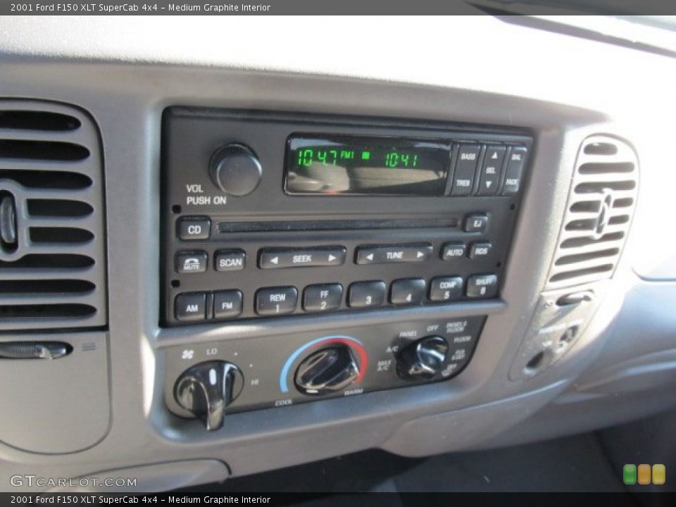 Medium Graphite Interior Audio System for the 2001 Ford F150 XLT SuperCab 4x4 #55052214