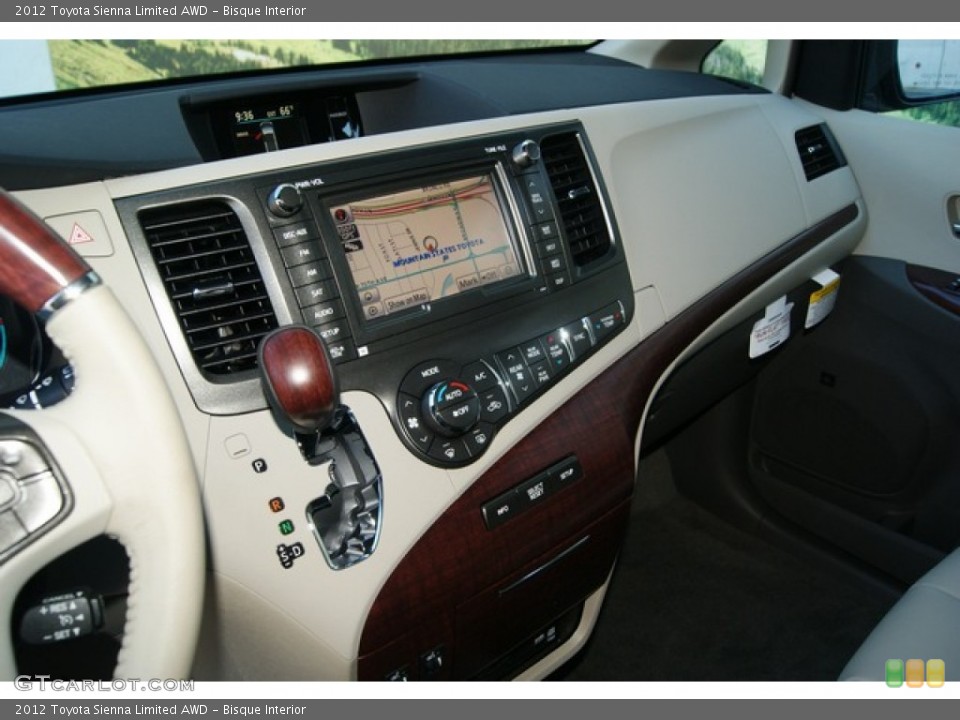 Bisque Interior Controls for the 2012 Toyota Sienna Limited AWD #55056807