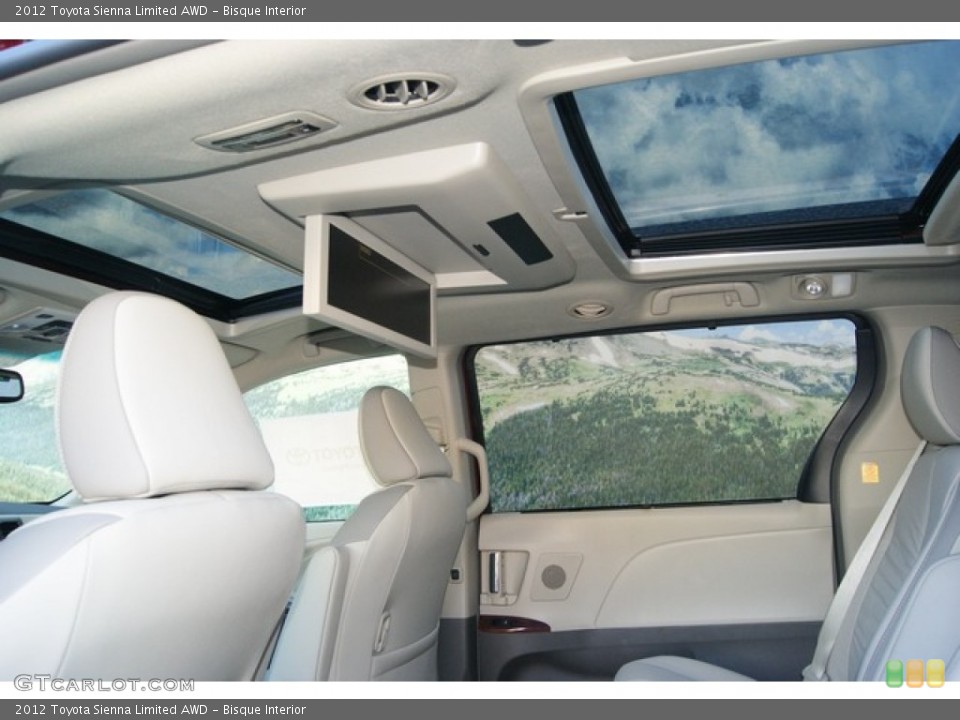Bisque Interior Sunroof for the 2012 Toyota Sienna Limited AWD #55056842