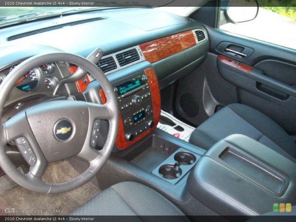 Ebony Interior Photo for the 2010 Chevrolet Avalanche LS 4x4 #55056939