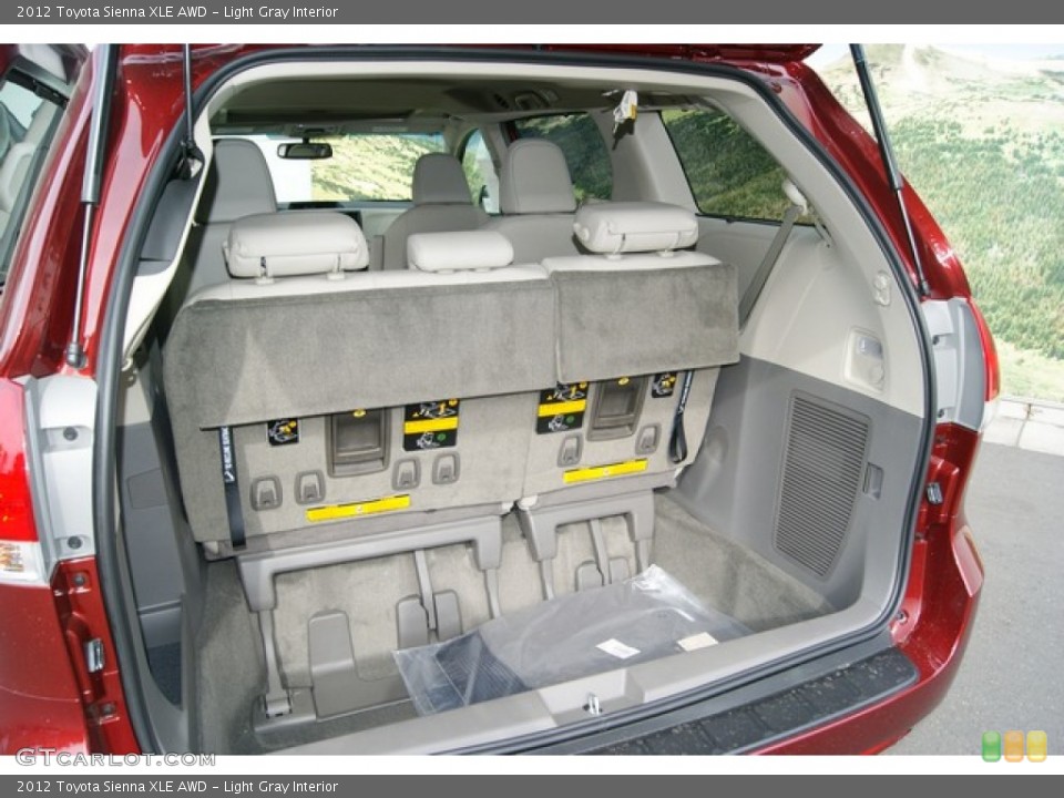Light Gray Interior Trunk for the 2012 Toyota Sienna XLE AWD #55057023