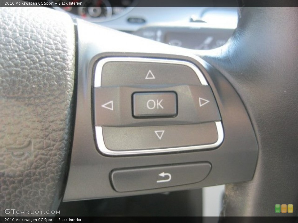 Black Interior Controls for the 2010 Volkswagen CC Sport #55058184