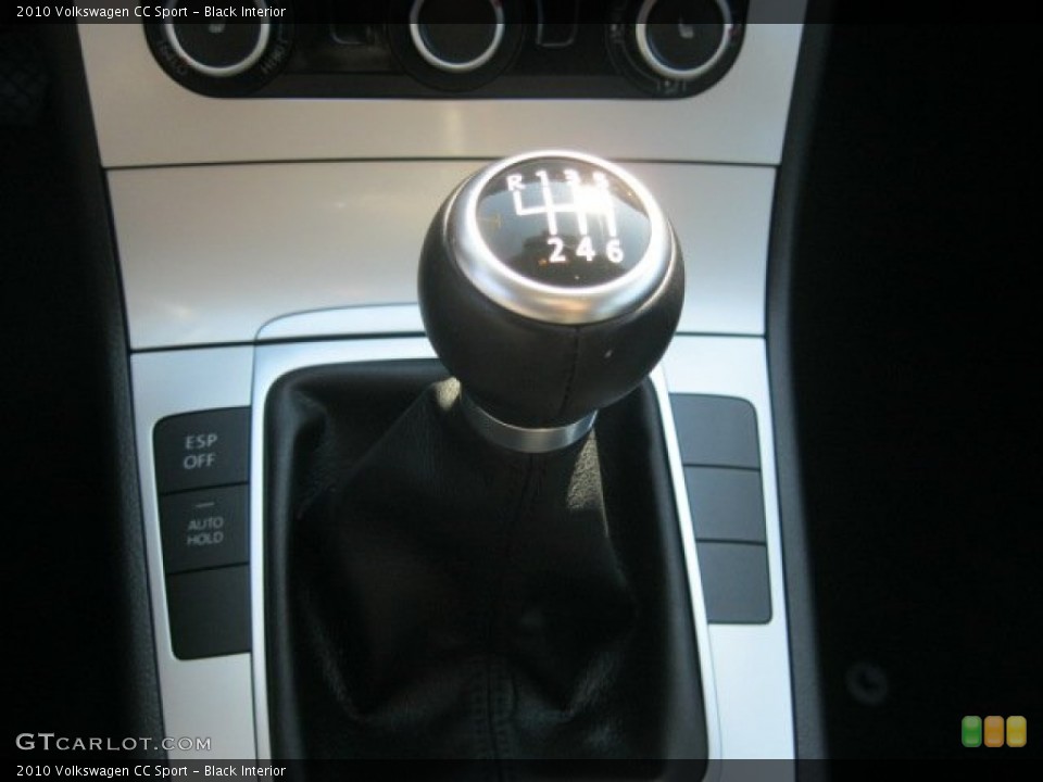 Black Interior Transmission for the 2010 Volkswagen CC Sport #55058235