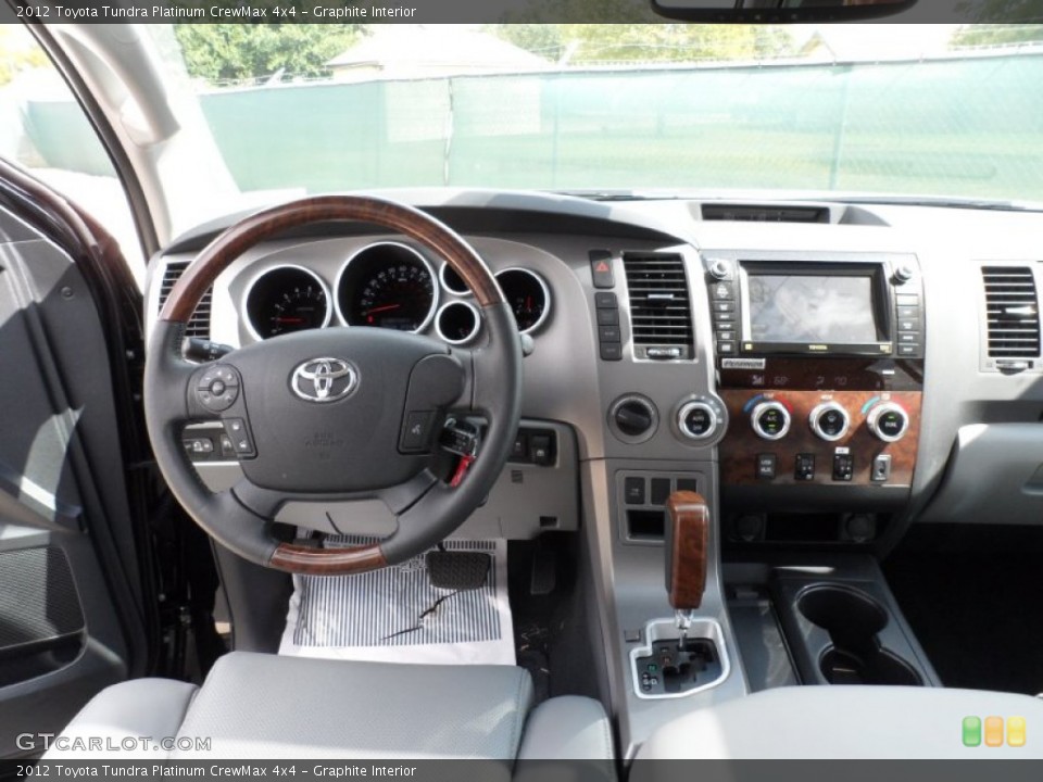 Graphite Interior Dashboard for the 2012 Toyota Tundra Platinum CrewMax 4x4 #55060029