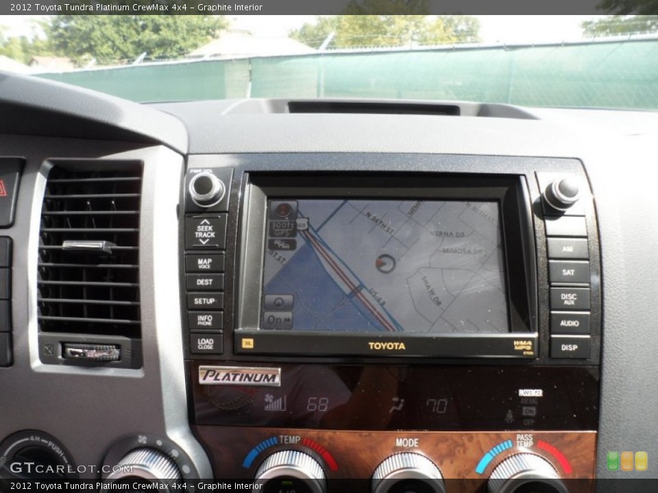 Graphite Interior Navigation for the 2012 Toyota Tundra Platinum CrewMax 4x4 #55060047