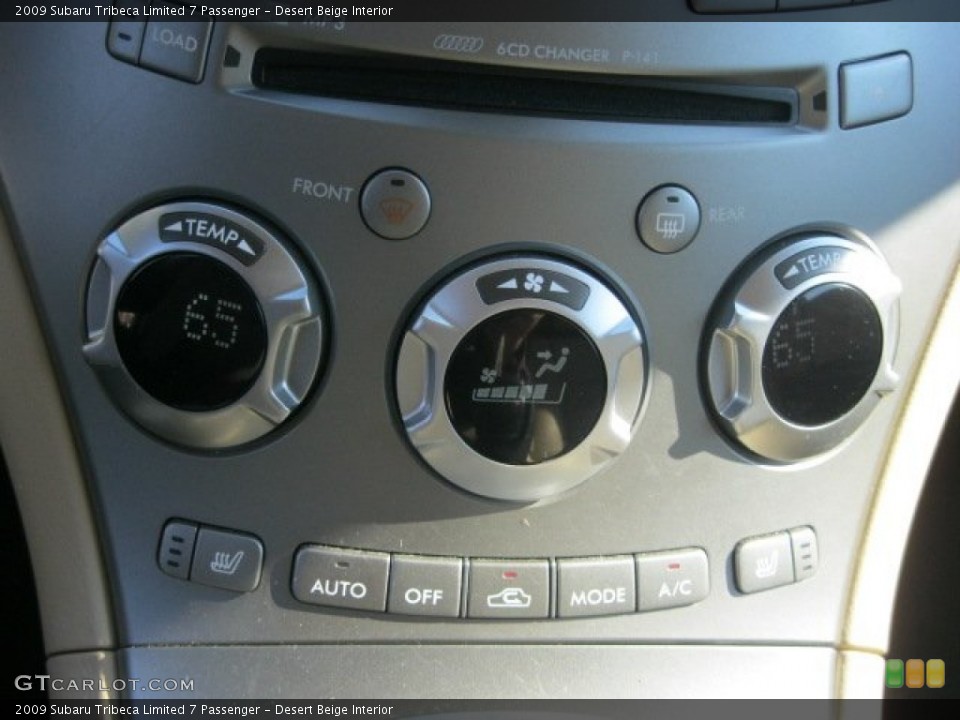 Desert Beige Interior Controls for the 2009 Subaru Tribeca Limited 7 Passenger #55060212