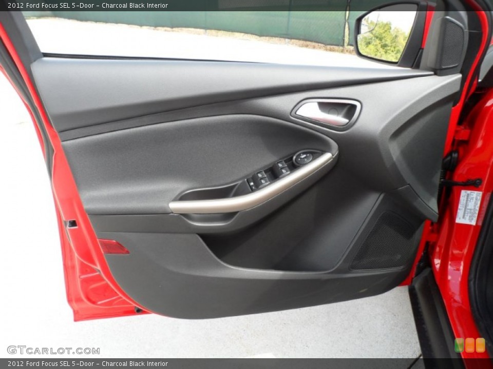 Charcoal Black Interior Door Panel for the 2012 Ford Focus SEL 5-Door #55060296