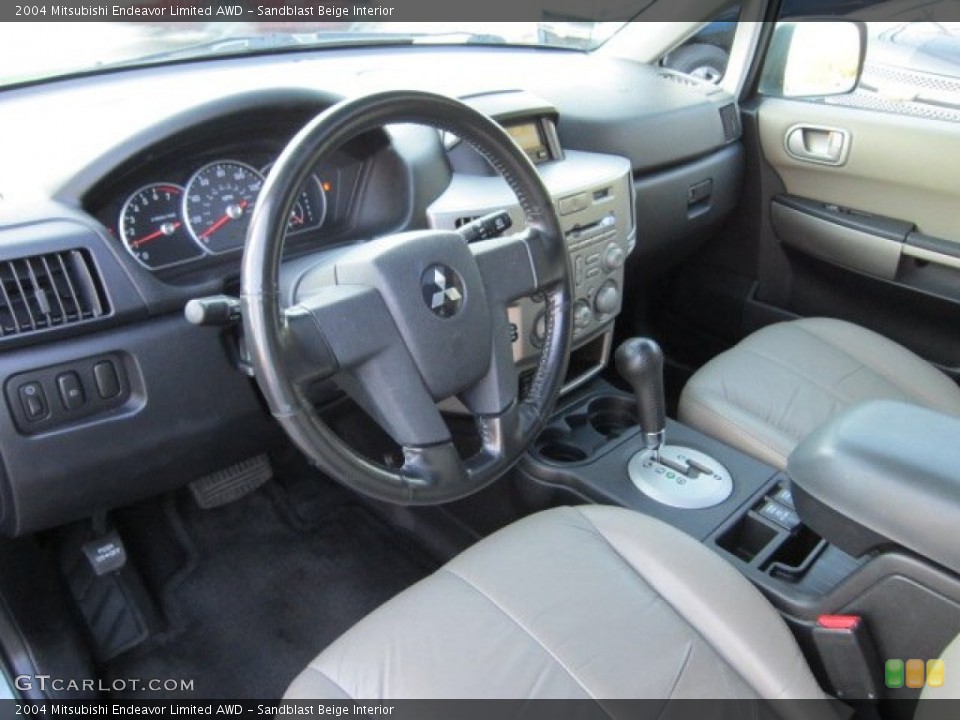 Sandblast Beige Interior Prime Interior for the 2004 Mitsubishi Endeavor Limited AWD #55060569