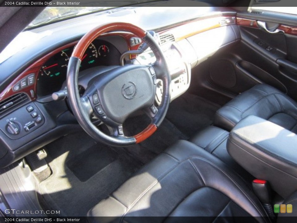 Black Interior Prime Interior for the 2004 Cadillac DeVille DHS #55060922