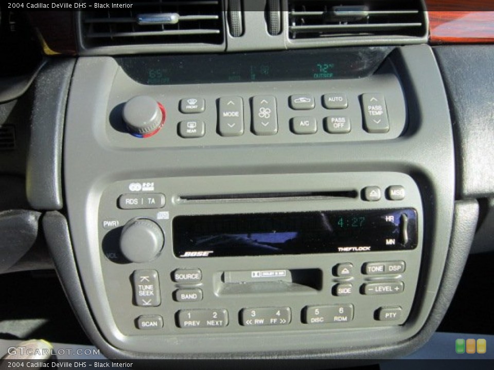 Black Interior Audio System for the 2004 Cadillac DeVille DHS #55060944