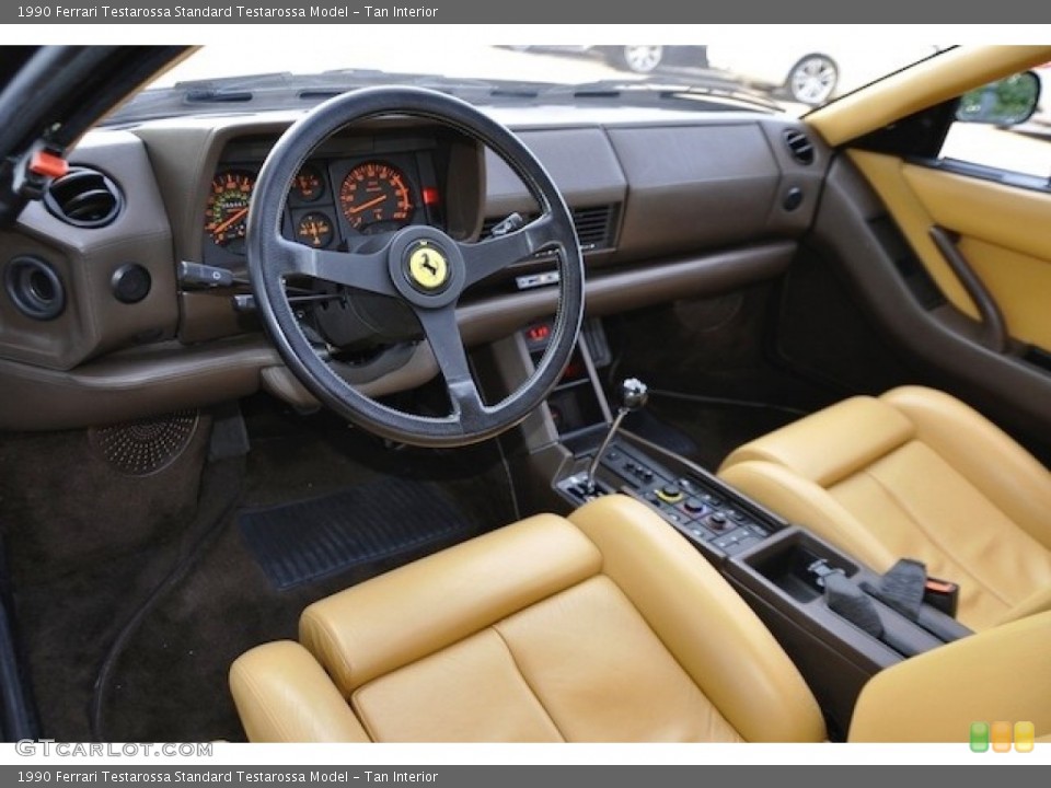 Tan Interior Prime Interior for the 1990 Ferrari Testarossa  #55061436