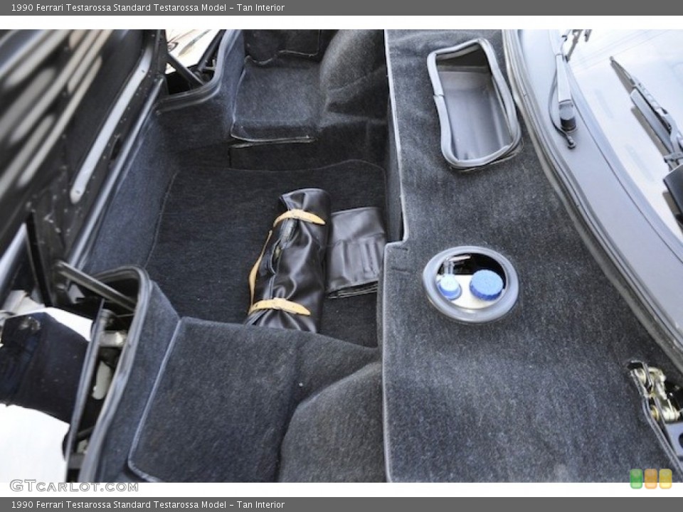 Tan Interior Trunk for the 1990 Ferrari Testarossa  #55061511