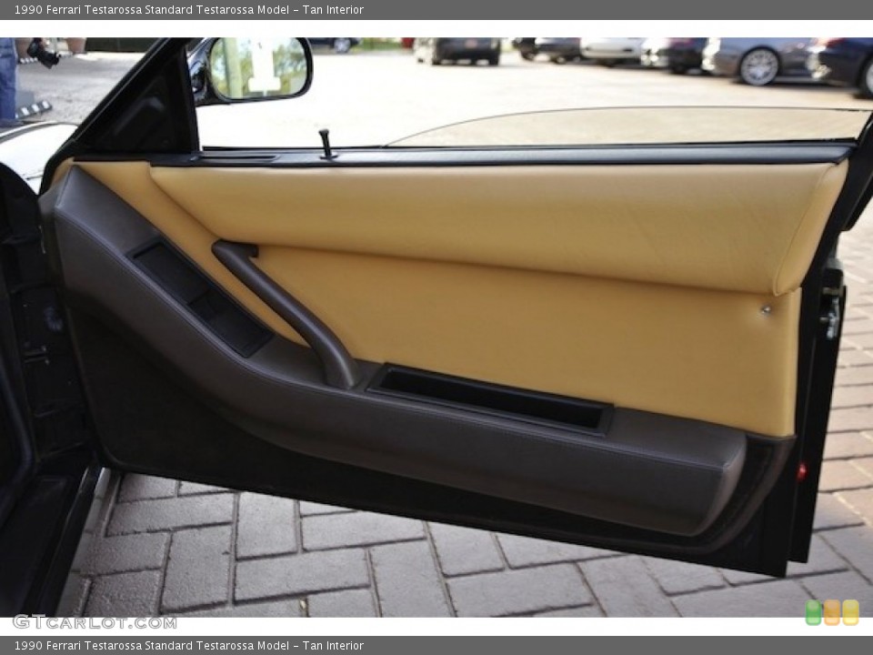 Tan Interior Door Panel for the 1990 Ferrari Testarossa  #55061520